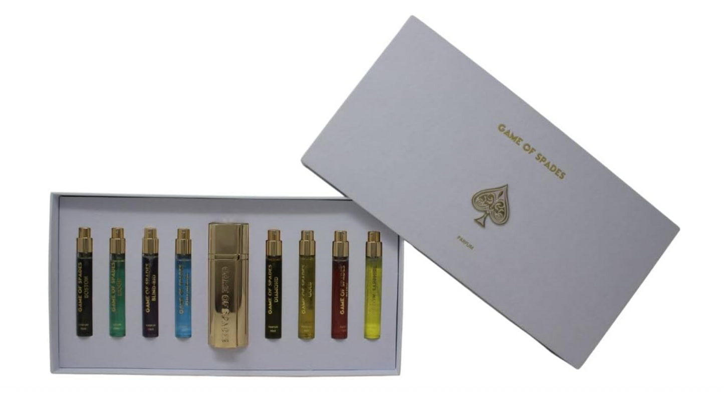 GAME OF SPADES COFFRET WHITE SET BY JO MILANO 9 PCS X 10ML (UNISEX)