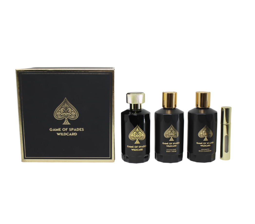 GIFT SET GAME OF SPADES WILDCARD 4 PCS