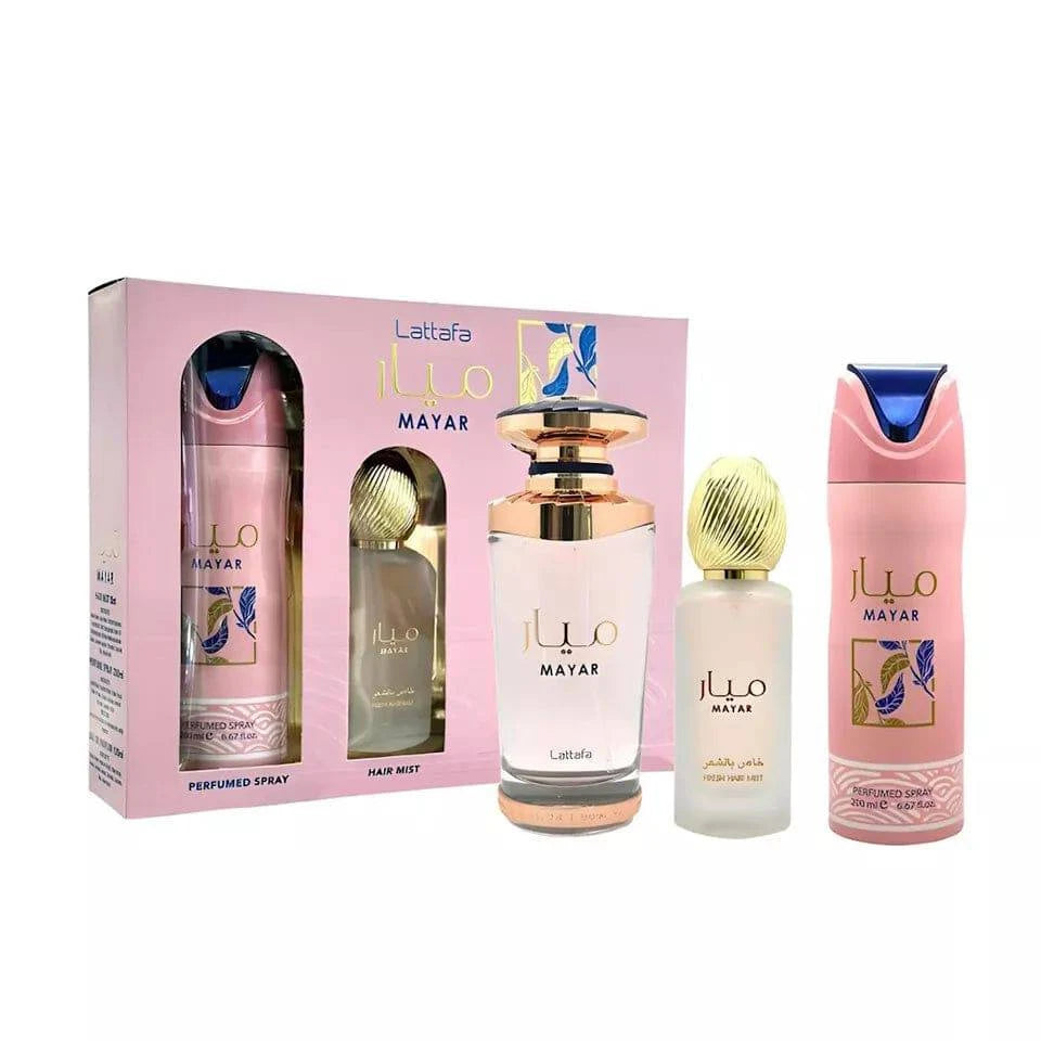 MAYAR LATTAFA 3 PIECE WOMEN'S GIFT SET EAU DE PARFUM - Perfumes Arabes