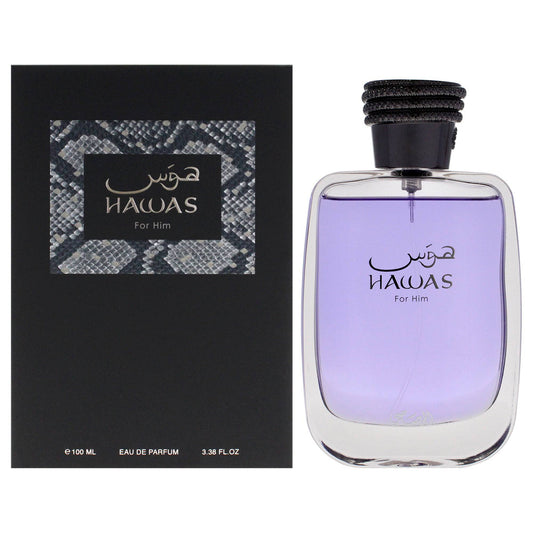 HAWAS FOR HIM EAU DE PARFUM BY RASASI FOR MEN 3.3 OZ (100ML) - Perfumes Arabes