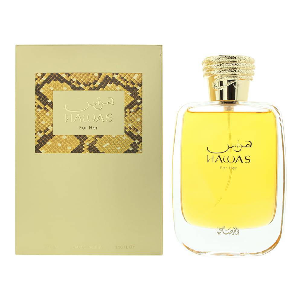 HAWAS FOR HER RASASI 3.3 OZ (100ML) FOR WOMEN - Perfumes Arabes