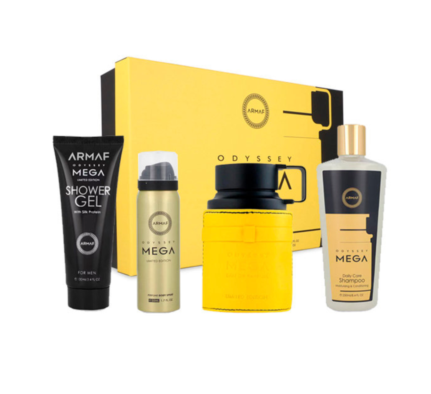Set Armaf Odyssey Mega Limited Edition Gif set para hombres 4 PCS