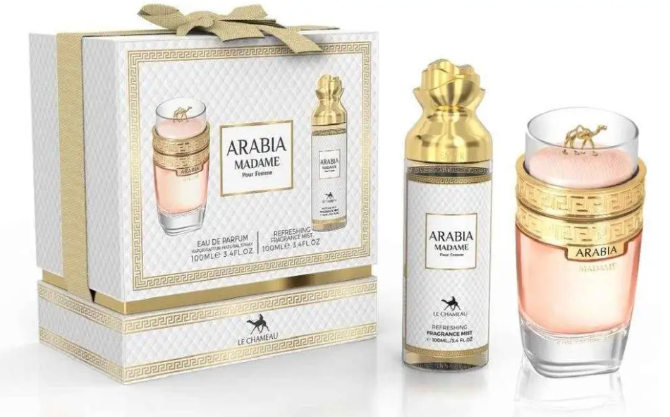 ARABIA MADAME GIFT SET 2 IN 1 BY LE CHAMEAU 3.4 OZ (100ML) FOR WOMEN