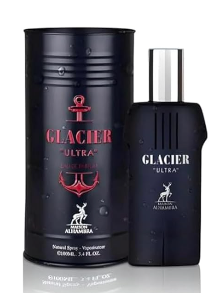 GLACIER ULTRA BY MAISON ALHAMBRA 3.4 OZ (100ML) FOR MEN