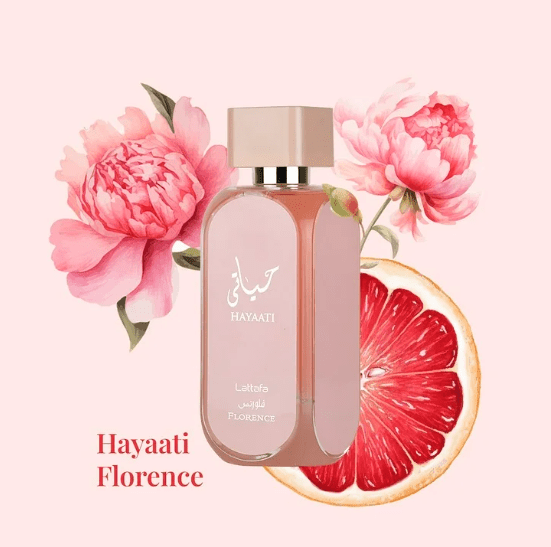 HAYAATI FLORENCE LATTAFA 3.4OZ (100ML) FOR WOMEN - Perfumes Arabes