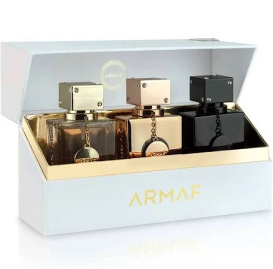 CLUB DE NUIT PARFUM COLLECTOR'S PRIDE ARMAF SET 3 PCS X 30ML (MILESTONE, WOMAN, INTENSE)