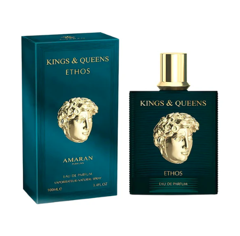 KING & QUEENS ETHOS BY AMARAN 3.4 OZ (100ML) FOR MEN