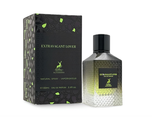 EXTRAVAGANT LOVER BY MAISON ALHAMBRA 3.4OZ (100ML) FOR MEN