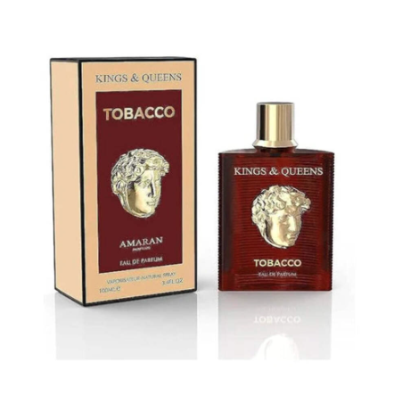KING & QUEENS TOBACCO BY AMARAN 3.4 OZ (100ML) FOR MEN