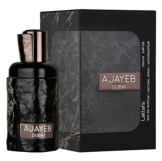 AJAYEB DUBAI BLACK BY LATTAFA 3.4OZ (100ML) FOR MEN