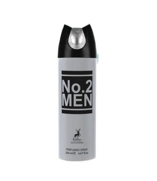 NO.2 BODY SPRAY MAISON ALHAMBRA 6.8OZ (200ML) FOR MEN