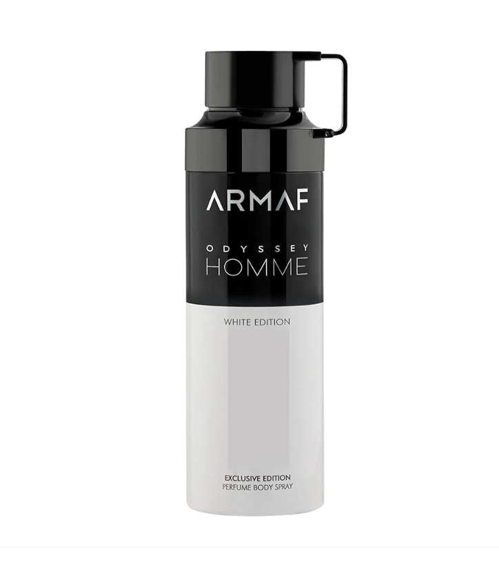 BODY SPRAY ARMAF ODYSSEY HOMME WHITE MEN 6.8 OZ (200ML) FOR MEN