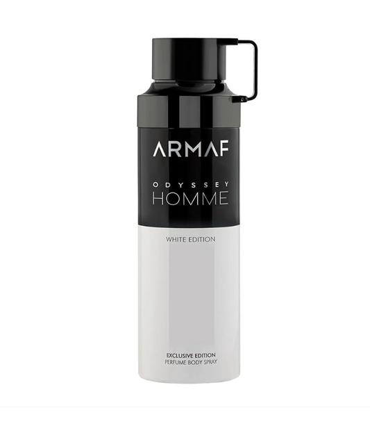 BODY SPRAY ARMAF ODYSSEY HOMME WHITE MEN 6.8 OZ (200ML) FOR MEN