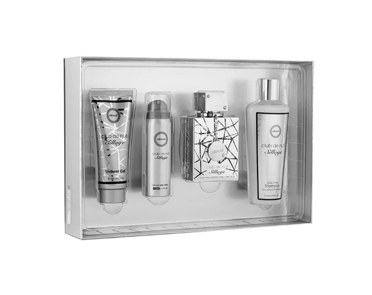 LUXURY SET ARMAF CLUB DE NUIT SILLAGE 4 PCS UNISEX