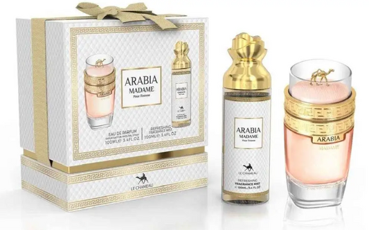 ARABIA MADAME GIFT SET 2 IN 1  BY LE CHAMEAU 3.4 OZ (100ML) FOR WOMEN